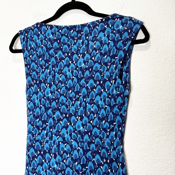 Boden Darcey Twist Front Sheath Knee Length Stretch Jersey Dress - Picture 8 of 10